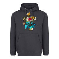 Smoke he is rısen with cross and butterfly Heavyweight Hoodie - Artiststas