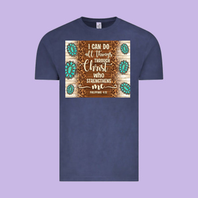 I Can Do All Things Through Christ Who Strengthens Vintage Tee Designed By Tumblerdesignbyshophia