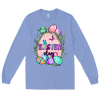 Colony Blue Easter Day Long Sleeve Tee - CowGirlArtShop