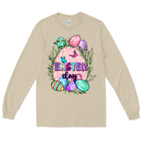Mushroom Easter Day Long Sleeve Tee - CowGirlArtShop