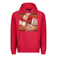 Cardinal african drum colorful seamless pattern Premium Hoodie - BundleAndBundleShop