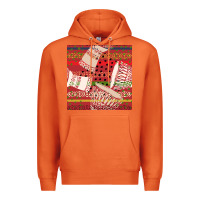 Carrot african drum colorful seamless pattern Premium Hoodie - BundleAndBundleShop