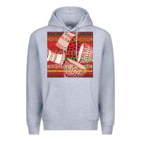 Heather Grey african drum colorful seamless pattern Premium Hoodie - BundleAndBundleShop