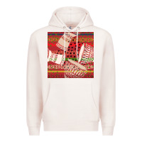 Pale Pink african drum colorful seamless pattern Premium Hoodie - BundleAndBundleShop