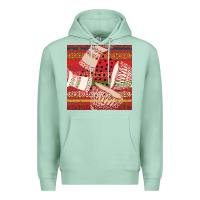 Seafoam african drum colorful seamless pattern Premium Hoodie - BundleAndBundleShop