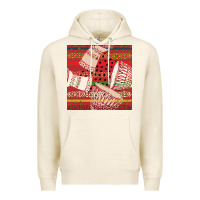 Tofu african drum colorful seamless pattern Premium Hoodie - BundleAndBundleShop