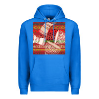 True Royal african drum colorful seamless pattern Premium Hoodie - BundleAndBundleShop