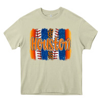 Mossy houston baseball team spirit brushstrokes Heavy Core Tee - Artiststas