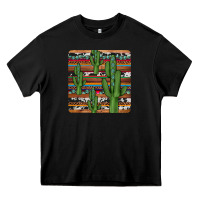 Black cactus gemstone coaster Heavy Core Tee - JahusDesignShop