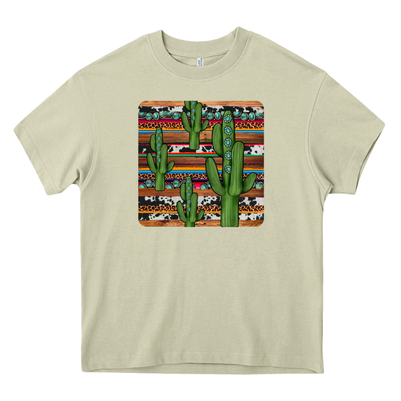 Cactus Gemstone Coaster Heavy Core Tee by JahusDesignShop | Teevron