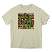 Mossy cactus gemstone coaster Heavy Core Tee - JahusDesignShop