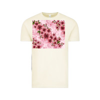 Vintage Arctic hibiscus flowers with glitter Vintage Tee - TumblerDesignByShophia