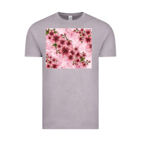 Vintage Zinc hibiscus flowers with glitter Vintage Tee - TumblerDesignByShophia