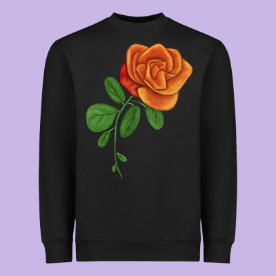 Burst Of Joy Rose Heavyweight Sweatshirt Designed By Lillyallendesigns