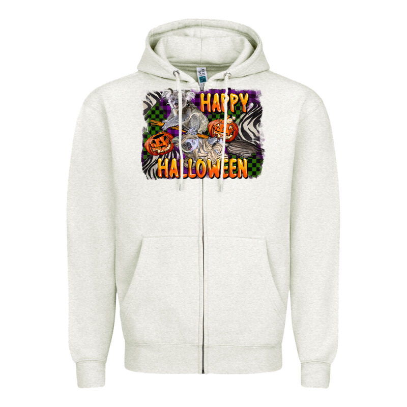Happy Halloween Koala Zipper Hoodie by LillyAllenDesigns | Teevron