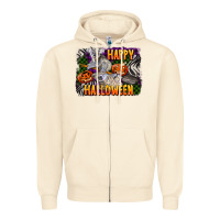 Sandshell happy halloween koala Zipper Hoodie - LillyAllenDesigns
