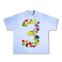 Grape Ice Number 3 Fruit 3rd birthday party fruit themed gift Idea Urban Heavy Tee - minhPixels