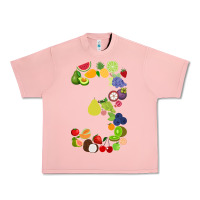 Salmon Number 3 Fruit 3rd birthday party fruit themed gift Idea Urban Heavy Tee - minhPixels