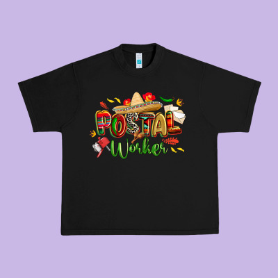 Cinco De Mayo Postal Worker Urban Heavy Tee Designed By Cowgirlartshop