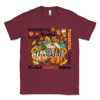 Burgundy Thankful Classic Tee - texasbilliewilder