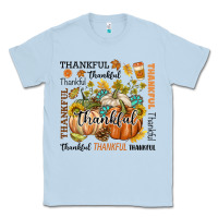 Dusty Blue Thankful Classic Tee - texasbilliewilder