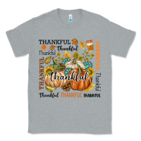 Heather Grey Thankful Classic Tee - texasbilliewilder