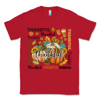 Red Thankful Classic Tee - texasbilliewilder