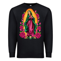 Black our lady of guadalupe Premium Sweatshirt - Artiststas