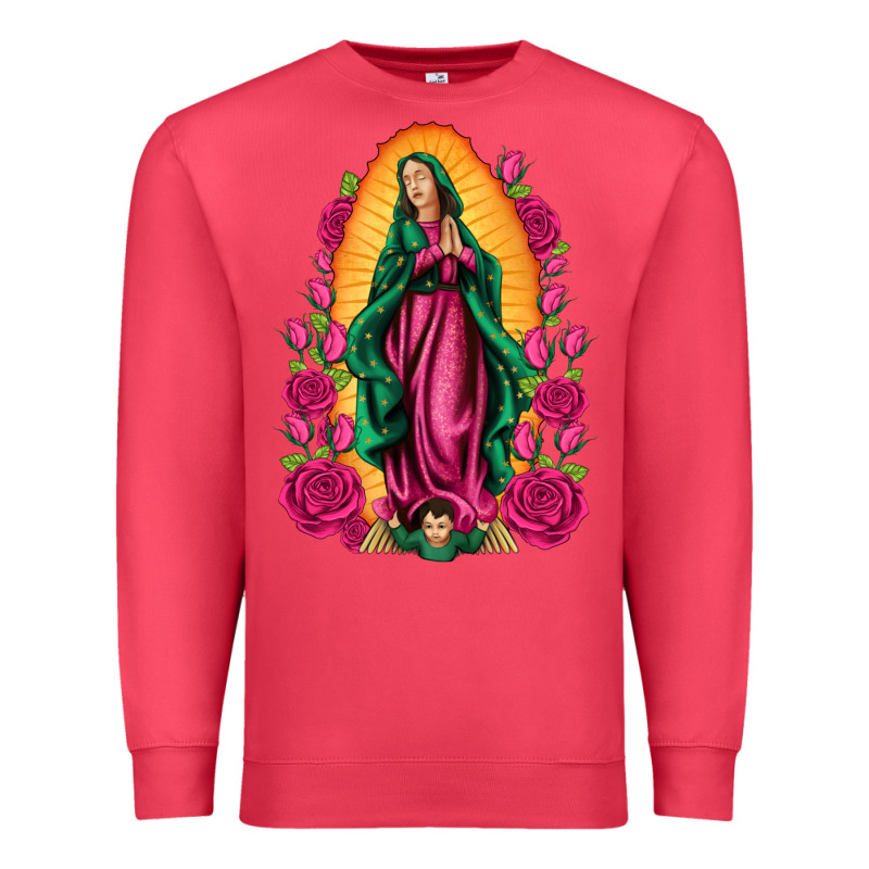 Our Lady Of Guadalupe Premium Sweatshirt by Artiststas | Teevron