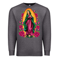 Charcoal Heather our lady of guadalupe Premium Sweatshirt - Artiststas