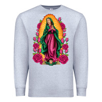 Heather Grey our lady of guadalupe Premium Sweatshirt - Artiststas