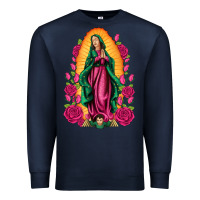 Navy our lady of guadalupe Premium Sweatshirt - Artiststas