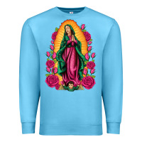 Ocean Blue our lady of guadalupe Premium Sweatshirt - Artiststas