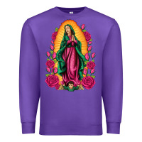 Purple our lady of guadalupe Premium Sweatshirt - Artiststas