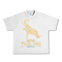 Lunar Rock Thai Flag Vacation Bangkok Travel Thailand Urban Heavy Tee - minhPixels