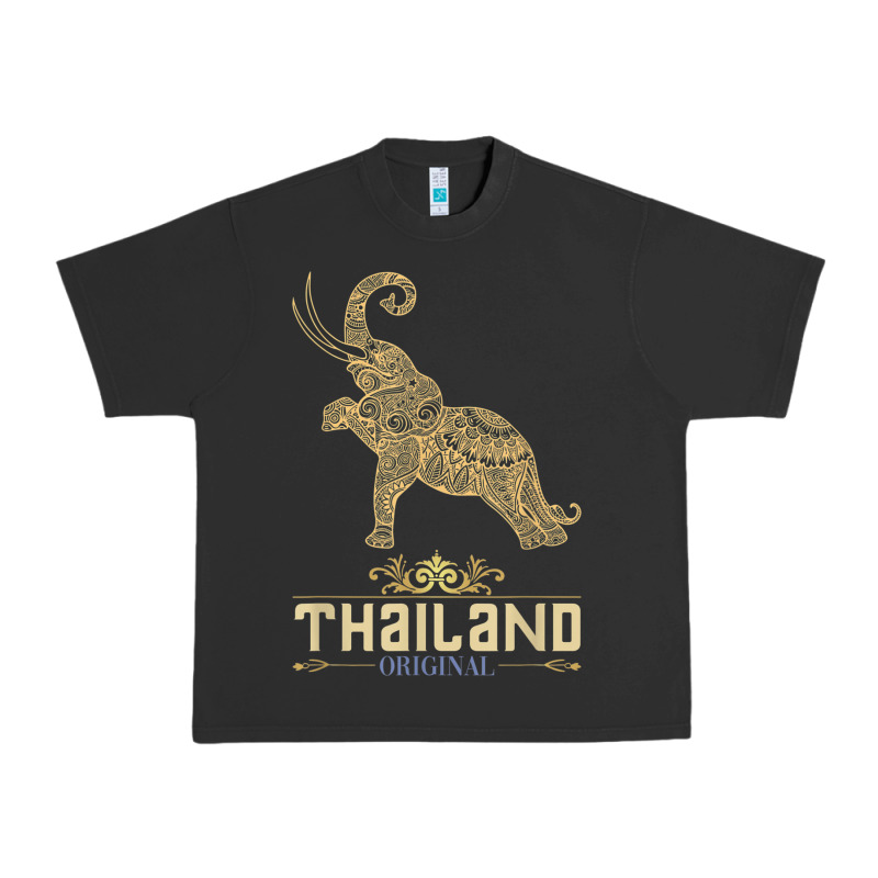 Thai Flag Vacation Bangkok Travel Thailand Urban Heavy Tee by minhPixels | Teevron