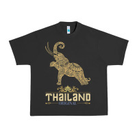 Pigment Black Thai Flag Vacation Bangkok Travel Thailand Urban Heavy Tee - minhPixels