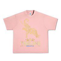 Salmon Thai Flag Vacation Bangkok Travel Thailand Urban Heavy Tee - minhPixels
