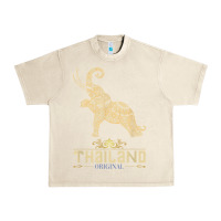 Sandshell Thai Flag Vacation Bangkok Travel Thailand Urban Heavy Tee - minhPixels