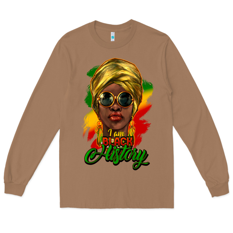 I Am Black History Long Sleeve Tee by HowdyJamesFarm | Teevron