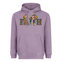 Lavender faith cross and butterfly with sunflower leopard and roses Heavyweight Hoodie - Artiststas
