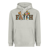Moon Dust faith cross and butterfly with sunflower leopard and roses Heavyweight Hoodie - Artiststas