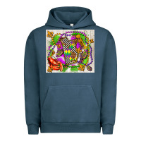 Pigment Midnight Navy mississippi Urban Hoodie - AdoDesignShop