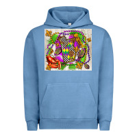 Pigment Pebble Blue mississippi Urban Hoodie - AdoDesignShop
