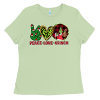 Matcha Peace Love Grinch Ladies Tee - Bettercallsaul