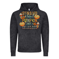 Vintage Black stressed blessed pumpkin spice obsessed Vintage Hoodie - CowGirlArtShop