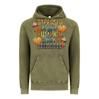 Vintage Olive stressed blessed pumpkin spice obsessed Vintage Hoodie - CowGirlArtShop