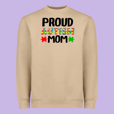 Autism Awareness Puzzle Theme Heavyweight Sweatshirt Designed By Cowhidedigitalart