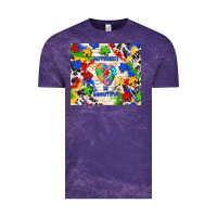 Cloud Purple different is beautiful Vintage Tee - TumblerDesignByShophia