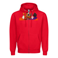 Red Trick Or Treat Baby Chimpanzee Zipper Hoodie - LillyAllenDesigns